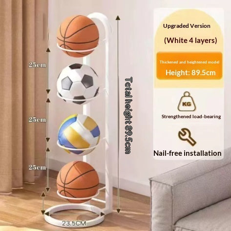 Indoor Kids Football Volleyball Storage Rack